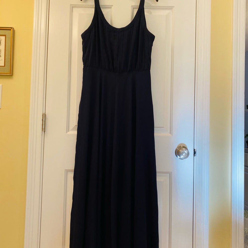 Banana Republic Classic navy Maxi Dress nwt